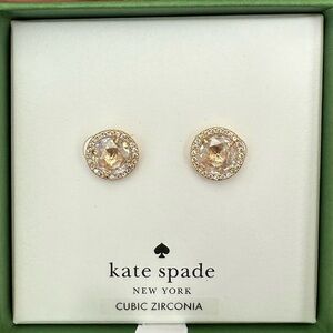 [Kate Spade] NEW Gold Cubic Earrings